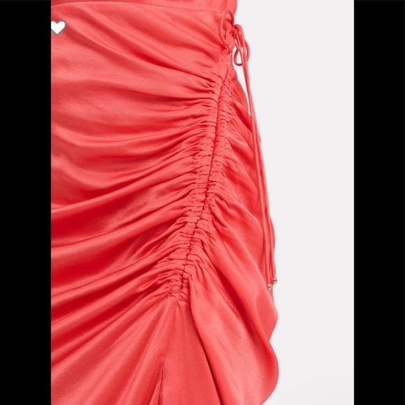 Veronica Beard natasha satin draped dress